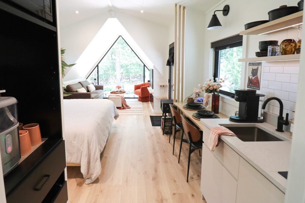 The cabin kitchen